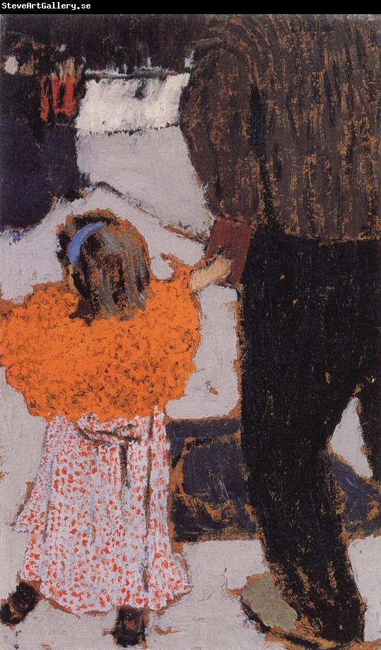 Edouard Vuillard Orange girl clothes